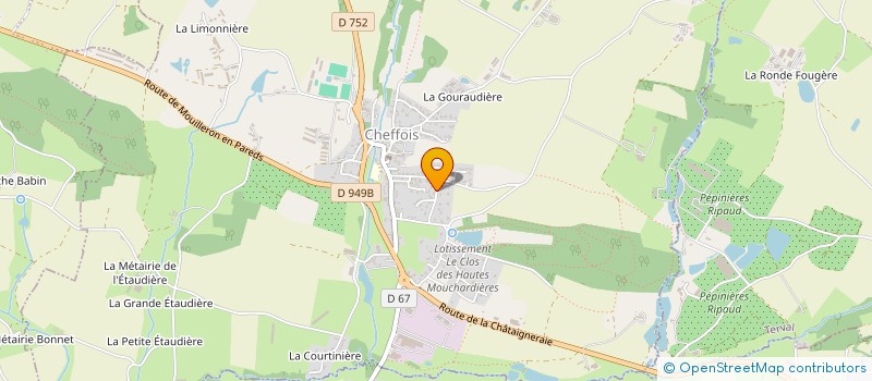 localisation de l'entreprise ANJULIE  CHEFFOIS