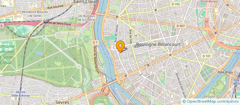 localisation de l'entreprise ANJUMA à BOULOGNE-BILLANCOURT