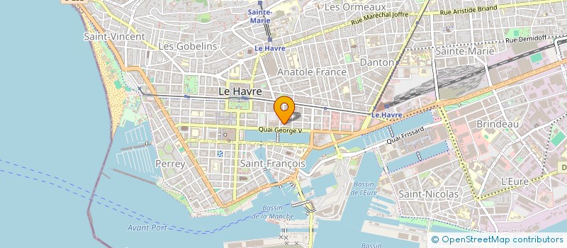 localisation de l'entreprise ANJUSADA IMMO à LE HAVRE