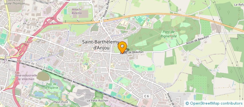 localisation de l'entreprise ANJUTOMANI  SAINT-BARTHELEMY-D'ANJOU