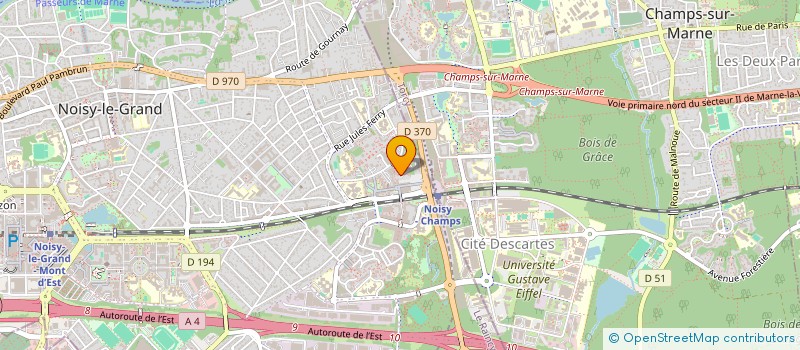 localisation de l'entreprise ANK à NOISY-LE-GRAND
