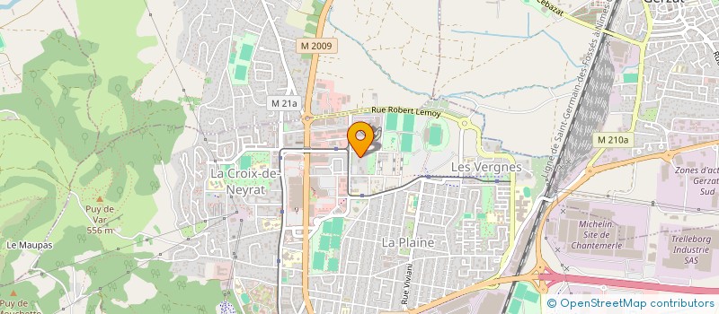 localisation de l'entreprise ANK  CLERMONT-FERRAND