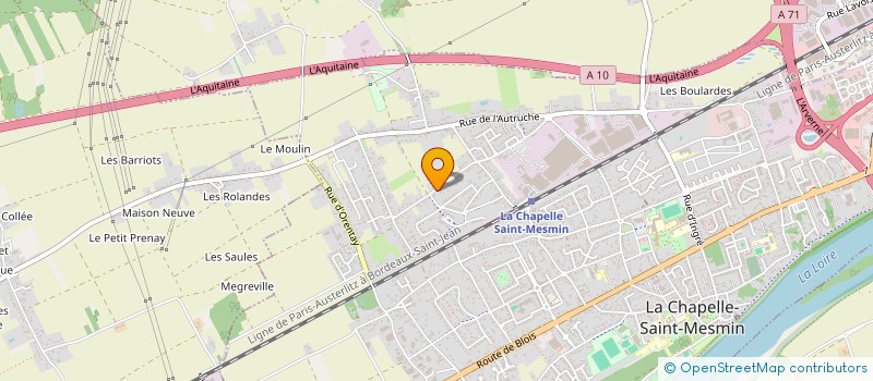 localisation de l'entreprise ANK INVEST à LA CHAPELLE ST MESMIN