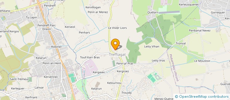 localisation de l'entreprise ANK2  TREFFIAGAT