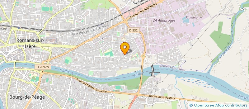 localisation de l'entreprise ANKA BAT  ROMANS-SUR-ISERE