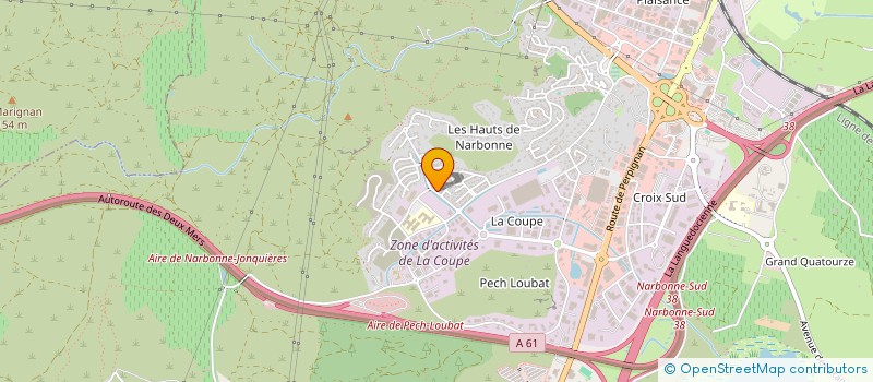 localisation de l'entreprise ANKA CONSTRUCTION  NARBONNE