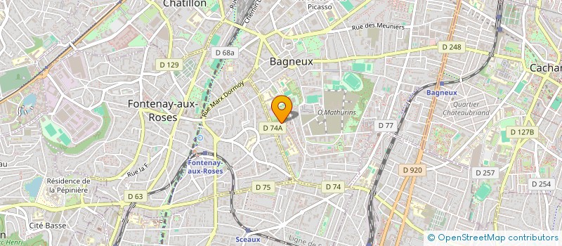 localisation de l'entreprise ANKA-DROITS à BAGNEUX