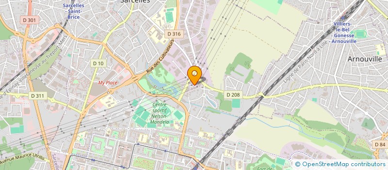 localisation de l'entreprise ANKA MANA à SARCELLES