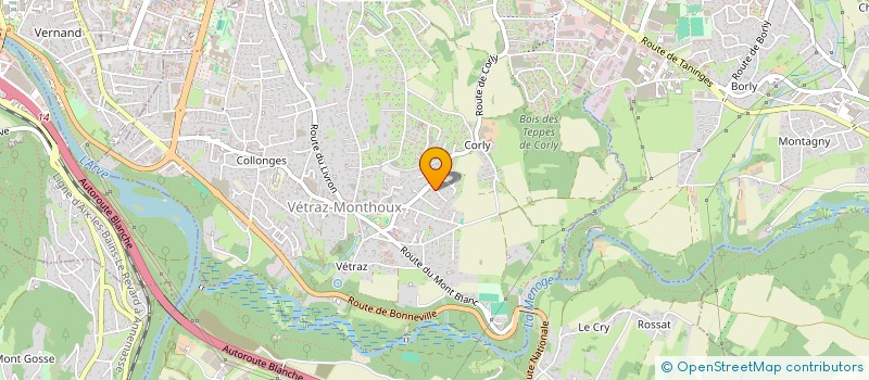 localisation de l'entreprise ANKADE  VETRAZ-MONTHOUX