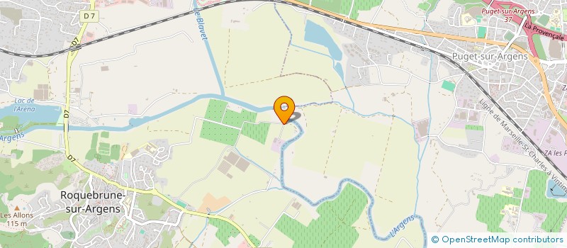 localisation de l'entreprise ANKADO à ROQUEBRUNE-SUR-ARGENS