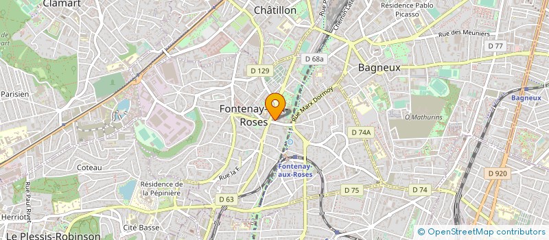 localisation de l'entreprise ANKAM à FONTENAY-AUX-ROSES