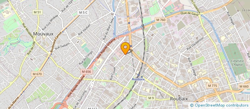 localisation de l'entreprise ANKAMA EDITIONS  ROUBAIX