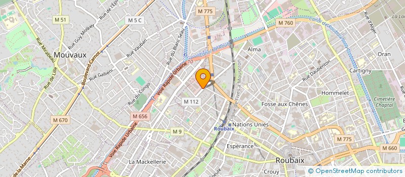 localisation de l'entreprise ANKAMA GAMES à ROUBAIX