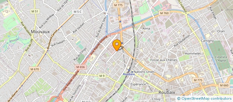 localisation de l'entreprise ANKAMA STUDIO à ROUBAIX