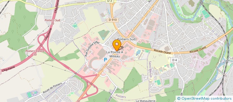 localisation de l'entreprise ANKENA à POITIERS