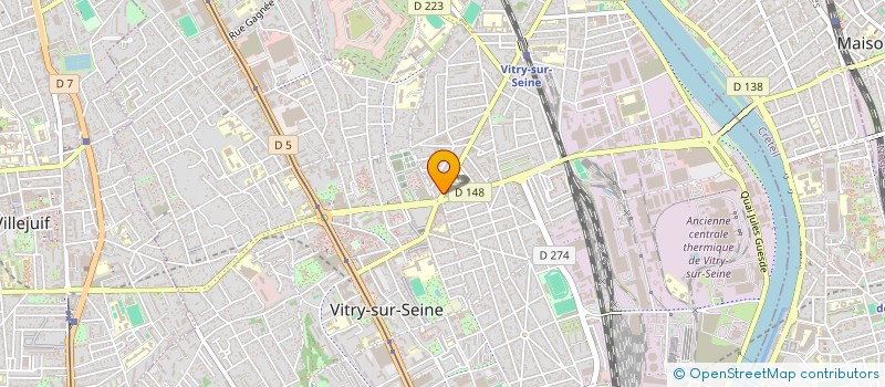 localisation de l'entreprise ANKH à VITRY-SUR-SEINE