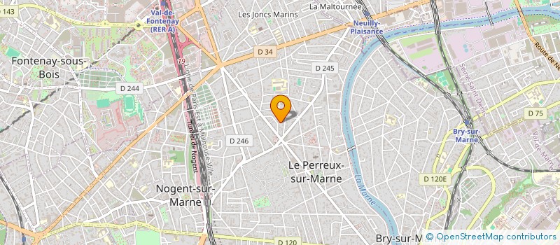 localisation de l'entreprise ANKIDOO  LE PERREUX SUR MARNE