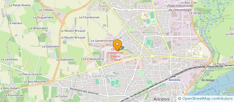 localisation de l'entreprise ANKINIZ à ANCENIS-SAINT-GEREON