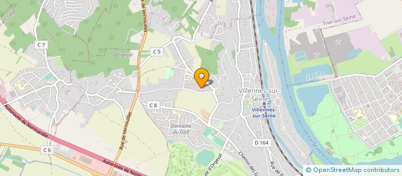 localisation de l'entreprise ANKORA EDITIONS à VILLENNES-SUR-SEINE