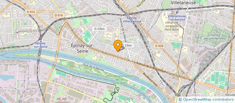 localisation de l'entreprise ANKRI M.D.F à EPINAY-SUR-SEINE