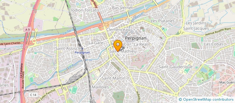 localisation de l'entreprise ANL  PERPIGNAN