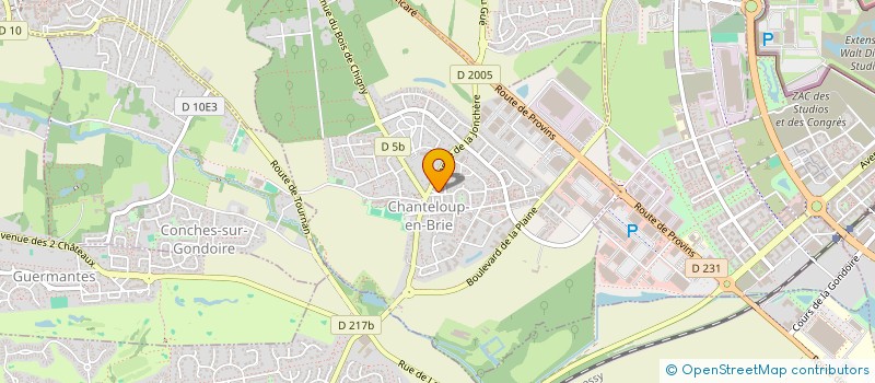 localisation de l'entreprise ANL ENERGY  CHANTELOUP-EN-BRIE