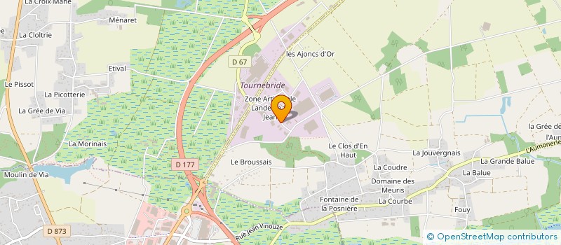 localisation de l'entreprise ANL HOLDING  SAINTE-MARIE