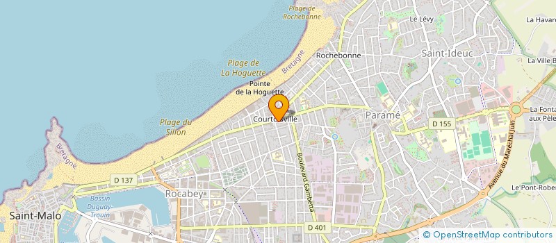 localisation de l'entreprise ANL OPTIQUE  SAINT-MALO