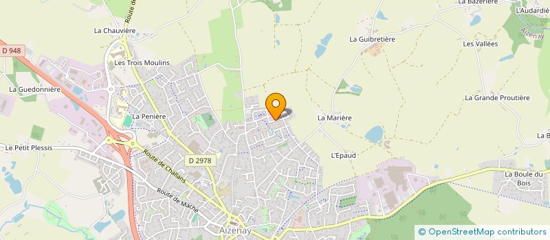 localisation de l'entreprise ANL85 IMMO  AIZENAY