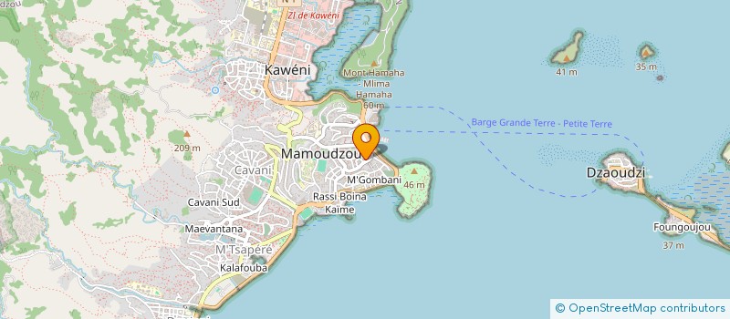 localisation de l'entreprise ANLAYDINE DISTRIBUTION SARL à MAMOUDZOU