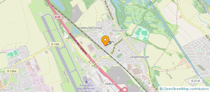 localisation de l'entreprise ANLIA  PFASTATT