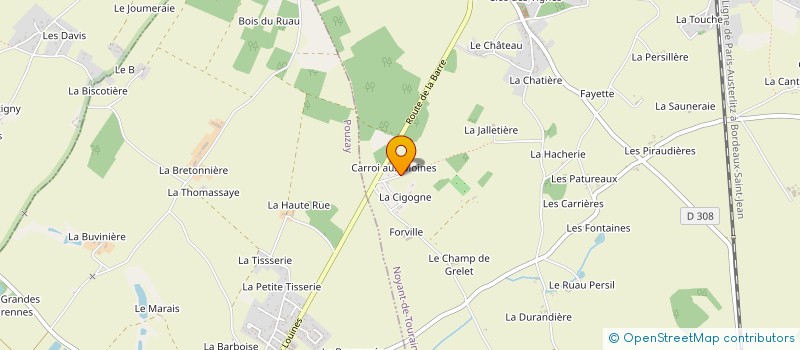 localisation de l'entreprise ANLICA  NOYANT-DE-TOURAINE