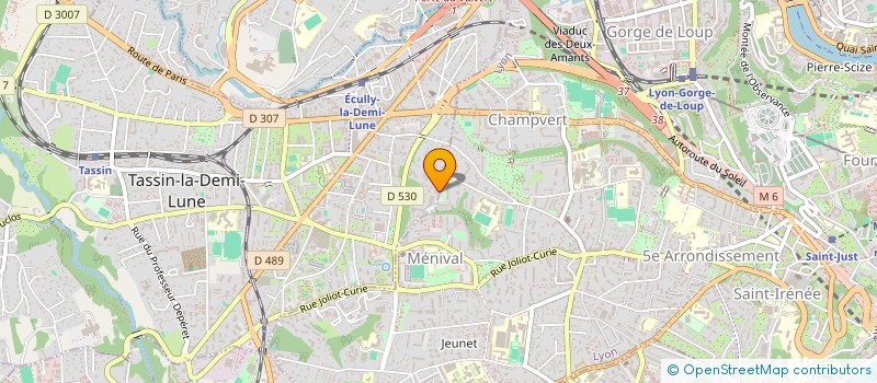 localisation de l'entreprise ANLINIE à TASSIN-LA-DEMI-LUNE