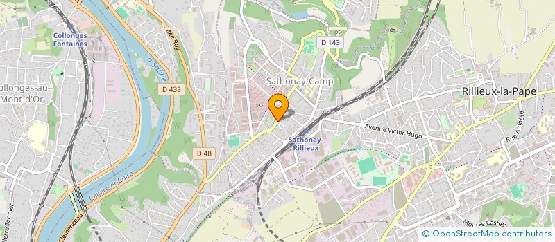 localisation de l'entreprise ANLIS  SATHONAY-CAMP