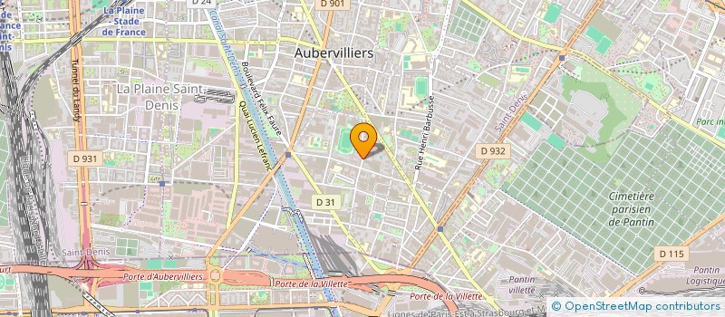 localisation de l'entreprise ANLIYA  AUBERVILLIERS