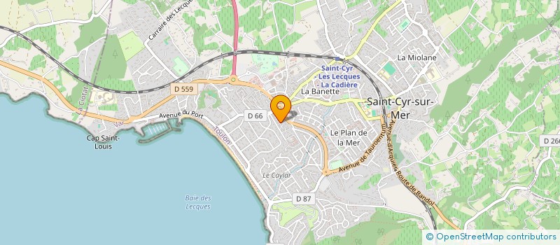 localisation de l'entreprise ANLOPOLIS CONSTRUCTIONS à SAINT-CYR-SUR-MER