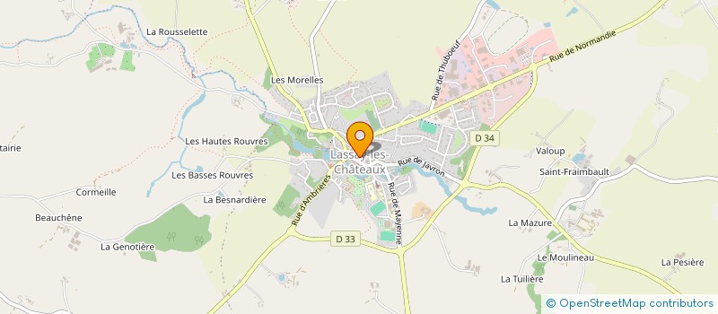 localisation de l'entreprise ANLORY  LASSAY-LES-CHATEAUX