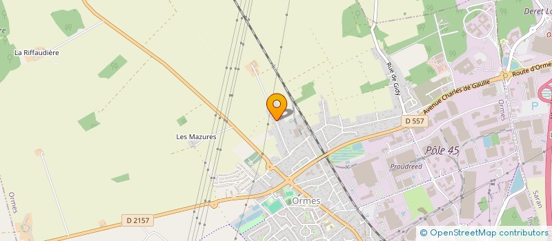 localisation de l'entreprise ANLOUGA à ORMES