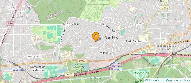 localisation de l'entreprise ANLT9 à GARCHES