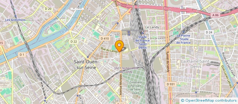 localisation de l'entreprise ANLUNS BATIMENT  SAINT-OUEN-SUR-SEINE