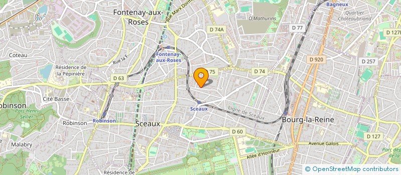 localisation de l'entreprise ANLY BTP à SCEAUX