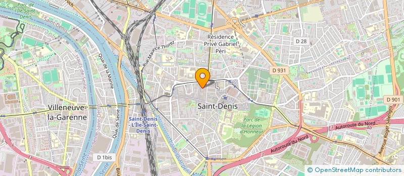 localisation de l'entreprise ANM IMMO PLUS à SAINT-DENIS