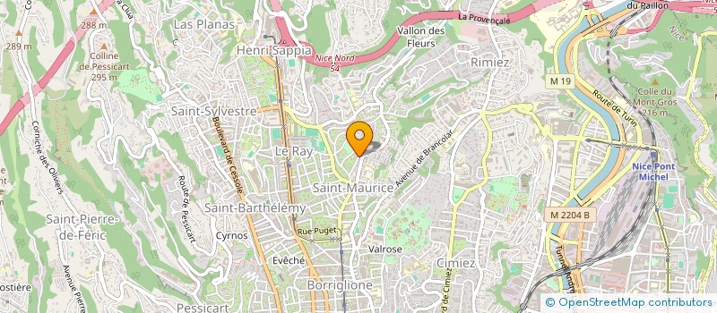 localisation de l'entreprise ANM SERRURERIE à NICE