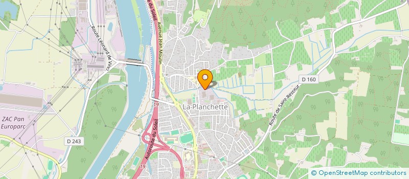 localisation de l'entreprise ANMA  BOLLENE