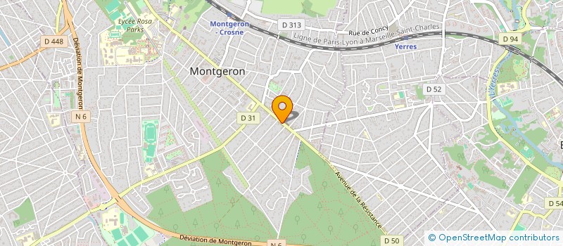 localisation de l'entreprise ANMA à MONTGERON