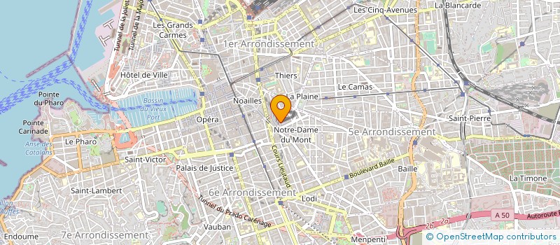 localisation de l'entreprise ANMA DISTRIBUTION à MARSEILLE