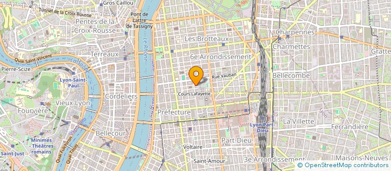 localisation de l'entreprise ANMA GESTION à LYON