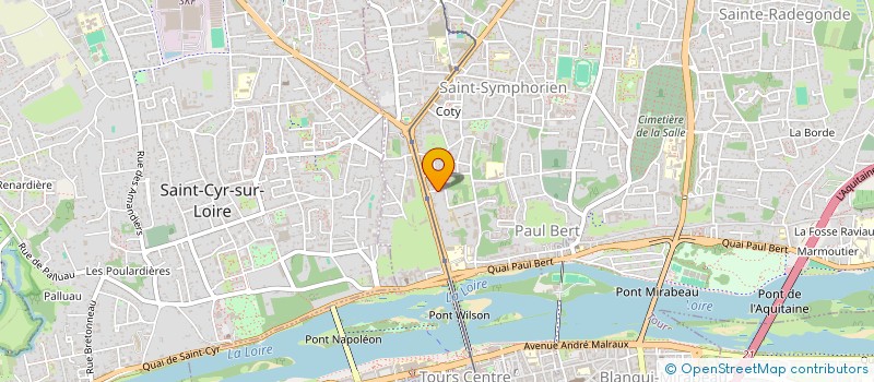 localisation de l'entreprise ANMAFRADEN  TOURS