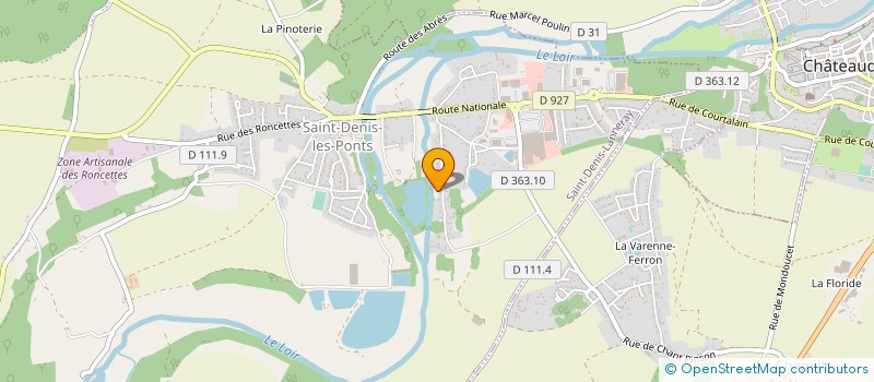 localisation de l'entreprise ANMALODO à SAINT-DENIS-LANNERAY