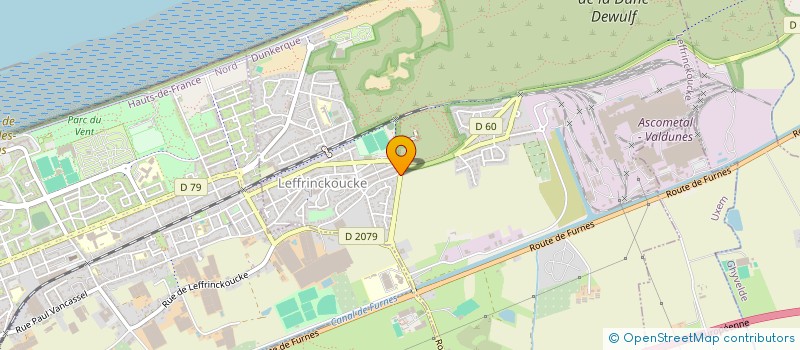 localisation de l'entreprise ANMARAPA  LEFFRINCKOUCKE